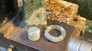 Machining Moss Agate