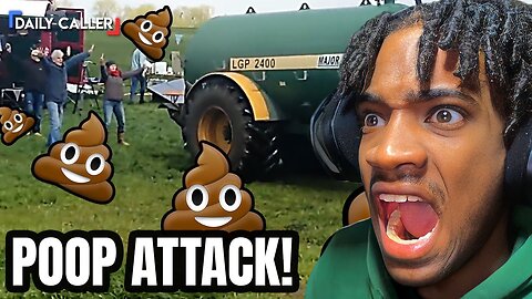 Angry Farmer Sprays Poop On Activists For Trespassing! | Vince Reacts