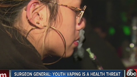 Surgeon General: Youth vaping is a health threat