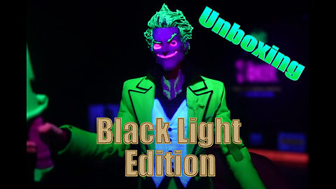 ASMR Unboxing Joker Infinite Frontier Black Light (McFarlane Toys - Gold Label Limited Edition)