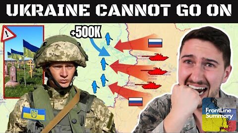 Ukrainian Army DECIMATED Need 500,000 New Soldiers