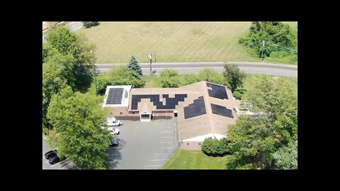 55 KW commercial roof mount Asphalt & Flat roof ballasted, Net Zero