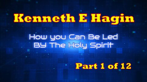 How To Be Led By The Holy Spirit - Part One - Man Is A Triune Being