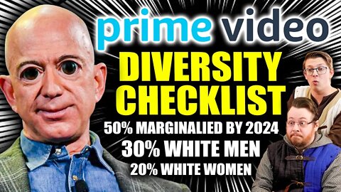 Amazon primes video's DIVERSITY CHECKLIST exposes them and RINGS OF POWER