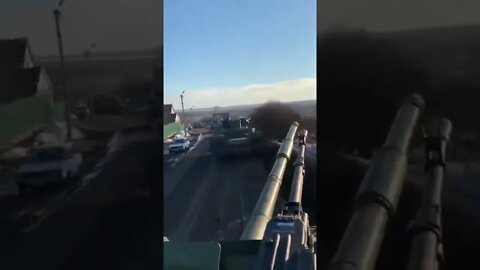 Russia Invades Ukraine. Tanks on the move.