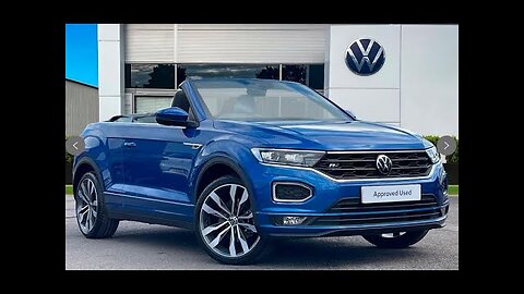 Approved Used Volkswagen T-Roc Cabriolet 1.5 TSI DSG 150ps Ravenna Blue