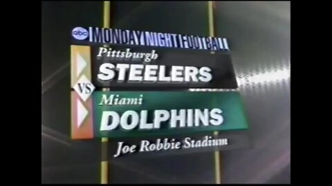 1993-12-13 Pittsburgh Steelers vs Miami Dolphins