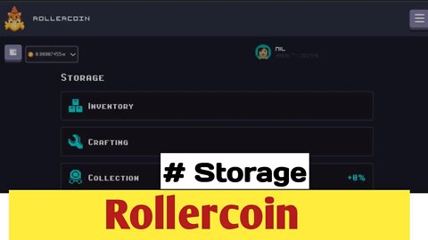 rollercoin || what is storage? || craft your miners || make your own collection of mining rig