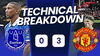Real Coach Does Technical Analysis on Everton 0 Man Utd 1 Technical Analysis - Never a Pen