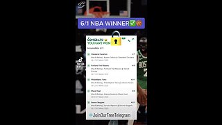 5/1 NBA WINNER✅🏆🏀