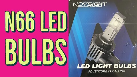 Novsight N66 (9007) LED Bulb Installation & Review: 2004 Ford Ranger