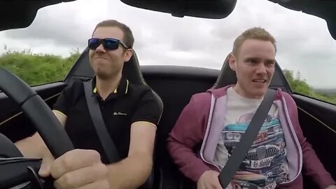 Two Ordinary Guys Have A Priceless Reaction McLaren Supercar Acceleration #shorts #cartok #cleancar