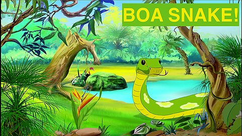 Cartoon for Children - Funny Kids Cartoon - Snake Cartoon For Kids - Animal Cartoon