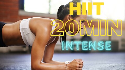 Intense HIIT workout to lose weight 20 mins