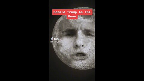 President Donald Trump as The Moon 🌙