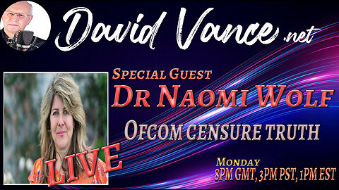 Monday Night LIVE with Dr Naomi Wolf