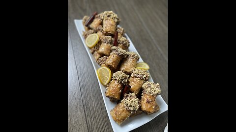 Chocolate Cinnamon Walnuts Baklava Rolls