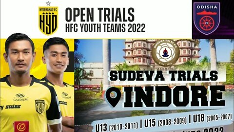 Upcoming football Youth Team Trials in India..