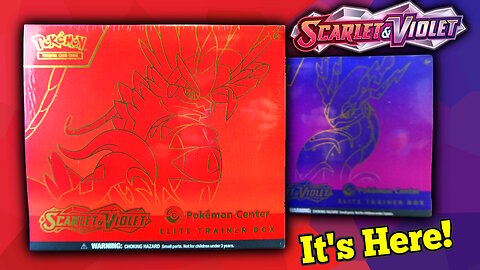 Scarlet & Violet is HERE! - Pokémon Scarlet PC ETB Opening!