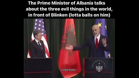 🇦🇱The Albanian Prime Minister said this:- “The three major devils”