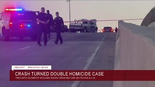 Denver police: 2 dead with 'possible' gunshot wounds inside car involved in crash