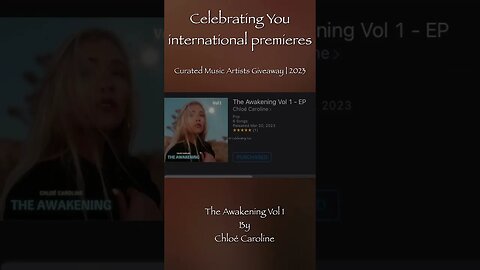 Celebrating You International Premieres: Curated Music Artists Giveaway | 2023 |1080p #shorts