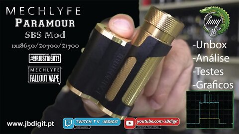 [PT] Mechlyfe PARAMOUR SBS MOD ( MrJustRight1 + FalloutVape ) - Até que funciona bem, mas... algo...