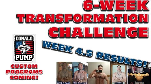 6-WEEK BODYBUILDING PROGRAM | 4 1/2 WK UPDATE | RESULTS | GAINING MUSCLE | TRANSFORMATION