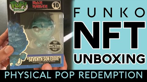 Funko Pop NFT Unboxing - Physical Pop Redemption Opening Iron Maiden Wax Blockchain Droppp AtomicHub