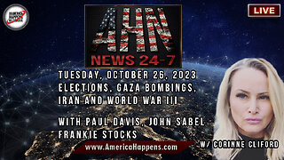 LIVE 3:00pm PST - Elections, Gaza Bombings, Iran and World War 3, AHN News Live October 26, 2023