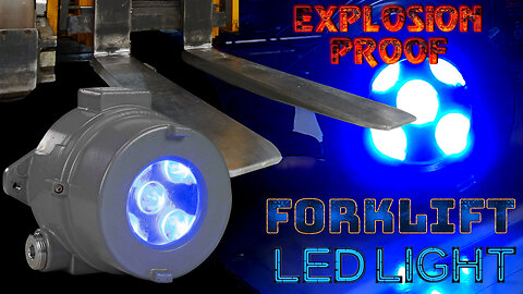 Explosion Proof Blue Forklift LED Warning Light