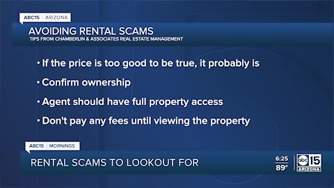 Valley rental scams to look out for