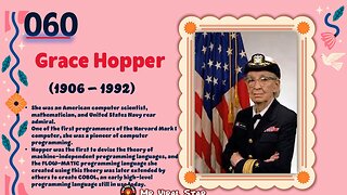 Grace Hopper (1906 – 1992)| TOP 150 Women That CHANGED THE WORLD | Short Biography