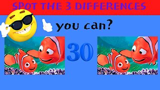 FIND THE DIFFERENCES IN FINDING NEMO