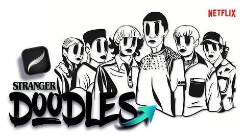 DOODLES! STRANGER THINGS | Doodle INSPIRADO nos PERSONAGENS