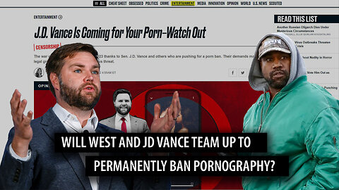 Will Kanye (Ye) West and JD Vance Team Up to Permanently BAN PORNOGRAPHY??