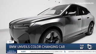 Fact or Fiction: BMW unveils color-changing car?