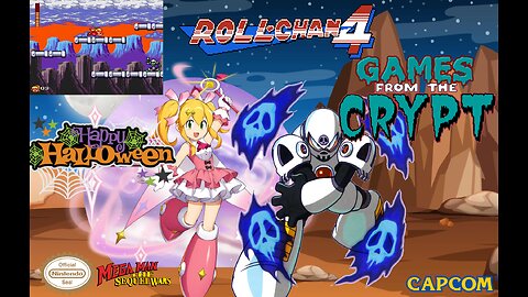 Games from the Crypt 2023 - Mega Man The Sequel Wars (Sega Genesis Rom Hack): Roll Chan's Halloween Adventure on Skull Man's Turf