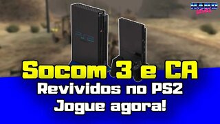 PS2 Online! Socom 3 e Socom Combined Assault foram revividos! Jogue agora mesmo!