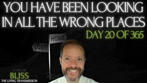 Day 20 - You have Been Looking in All the Wrong Places