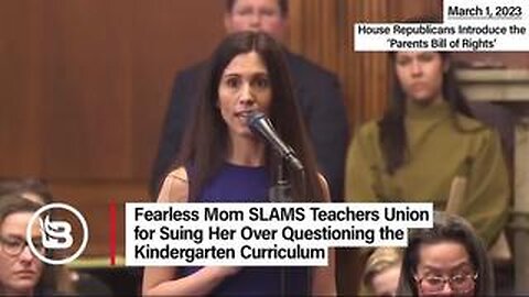 Fearless Mom Slams Teachers Union for Suing Her Over Questioning the Kindergarten Curriculum
