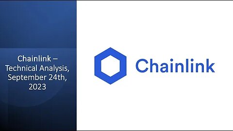 Chainlink LINK - Technical Analysis, September 24th, 2023