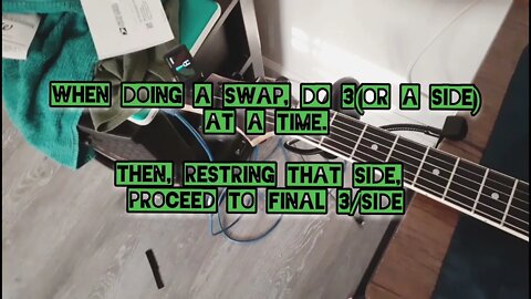 Upgrade/Swap Locking Tuners to Custom Built Guitar **DIY Guitar Build Pt.4**