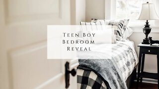 Teenage Boy Bedroom Reveal