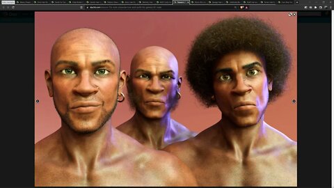 Black and #African Male Hairstyle Assets On Daz3d Marketplace