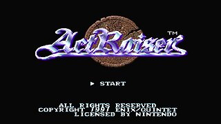 ActRaiser (SNES - 1991) playthrough, part 1/13 -- Fillmore Act-1 and building the town