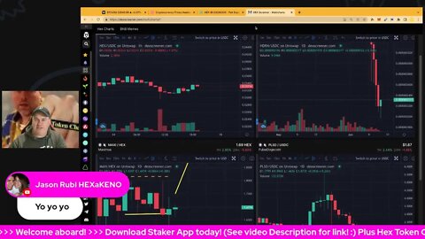 Bitcoin Dip & Retrace! Hex, Hedron, Maxi & PLSD Chart Watch! Community Hangout!