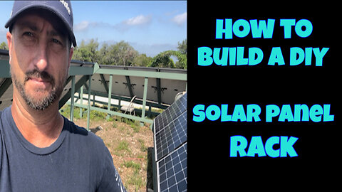 How to build a DIY ground mount solar rack