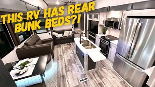 Brand New Montana Bunkhouse Fifth Wheel RV Floor Plan | 2022 Keystone Montana High Country 351BH