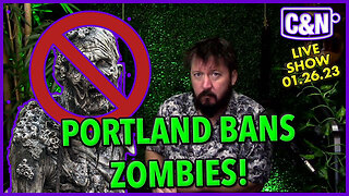 Portland Transit Bans Zombies + Solar Geoengineering Ban #portland #zombie ☕ Live Show 01.26.23
